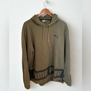 Puma Hunter Green Logo Hoodie